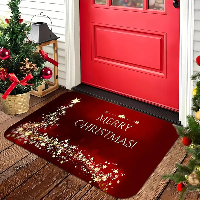 TwinkleTrail™ – Holiday Door Mat | Premium Quality