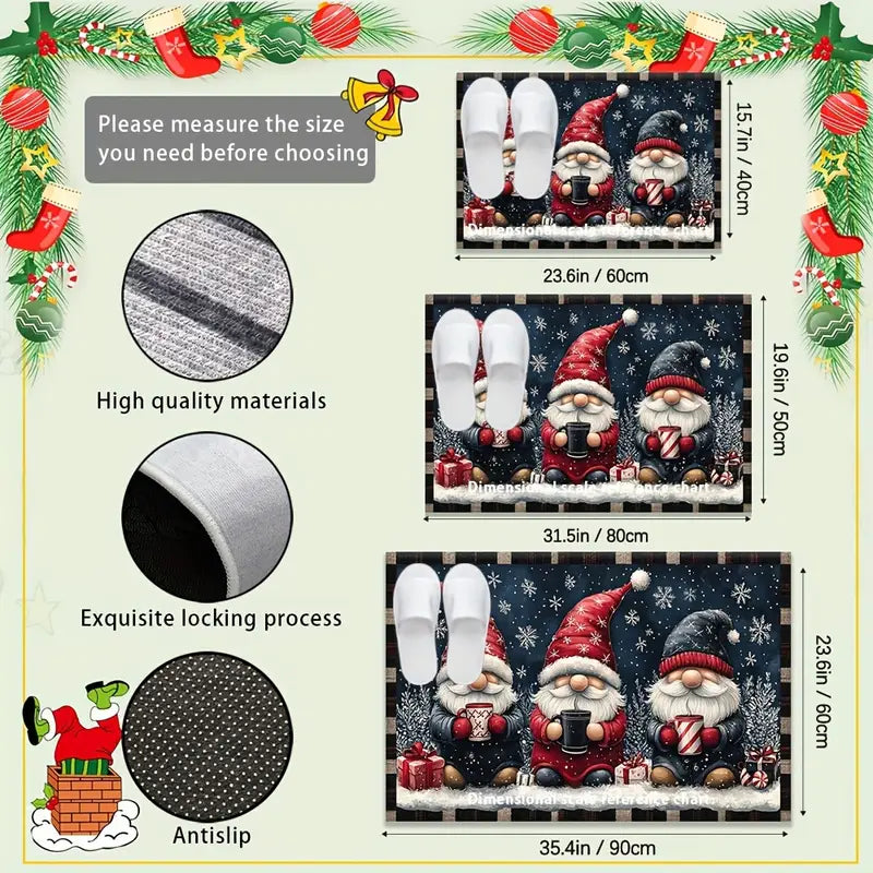 GnomeSweetGnome™ – Holiday Doormat | Premium Quality