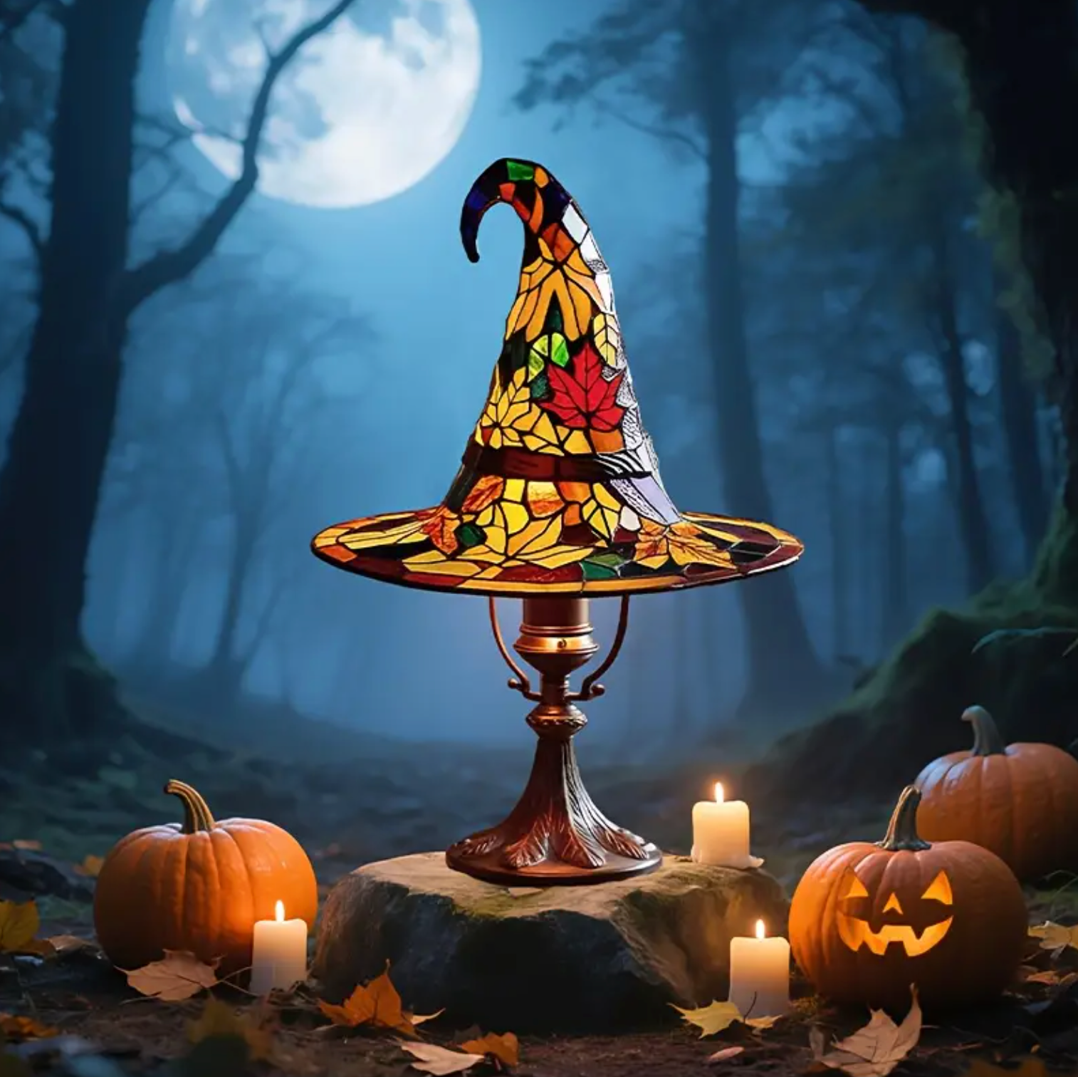 MystiHat™ – Enchanted Halloween Lamp | Premium Quality