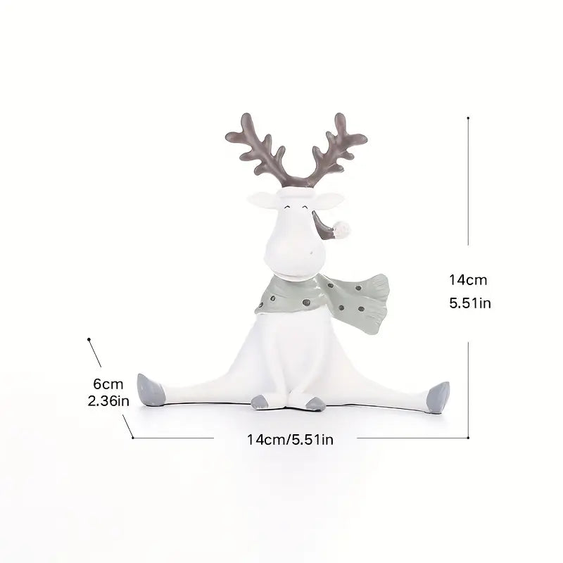 FrostyElk™ - Holiday Reindeer Figurine | Premium Quality